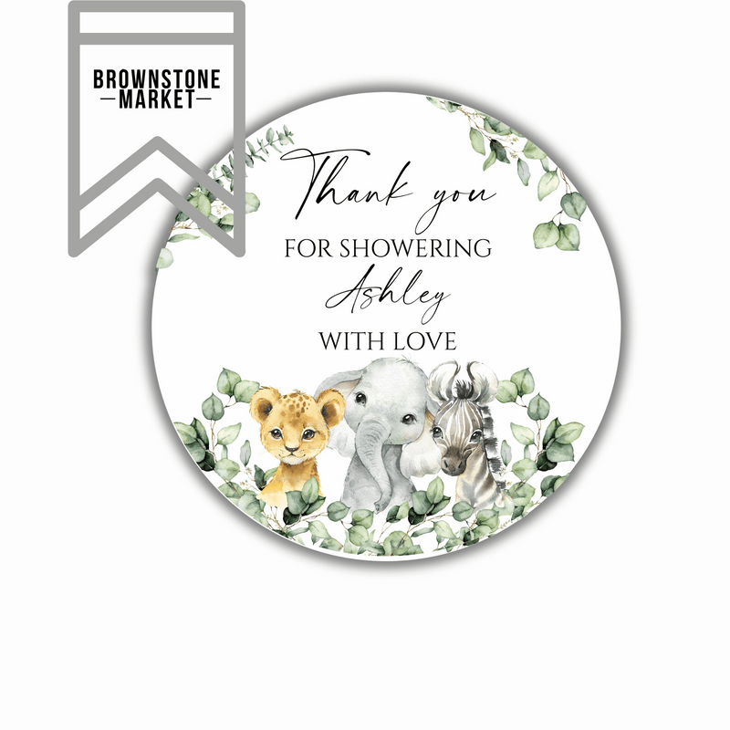 Neutral Baby Shower Labels - 20B31