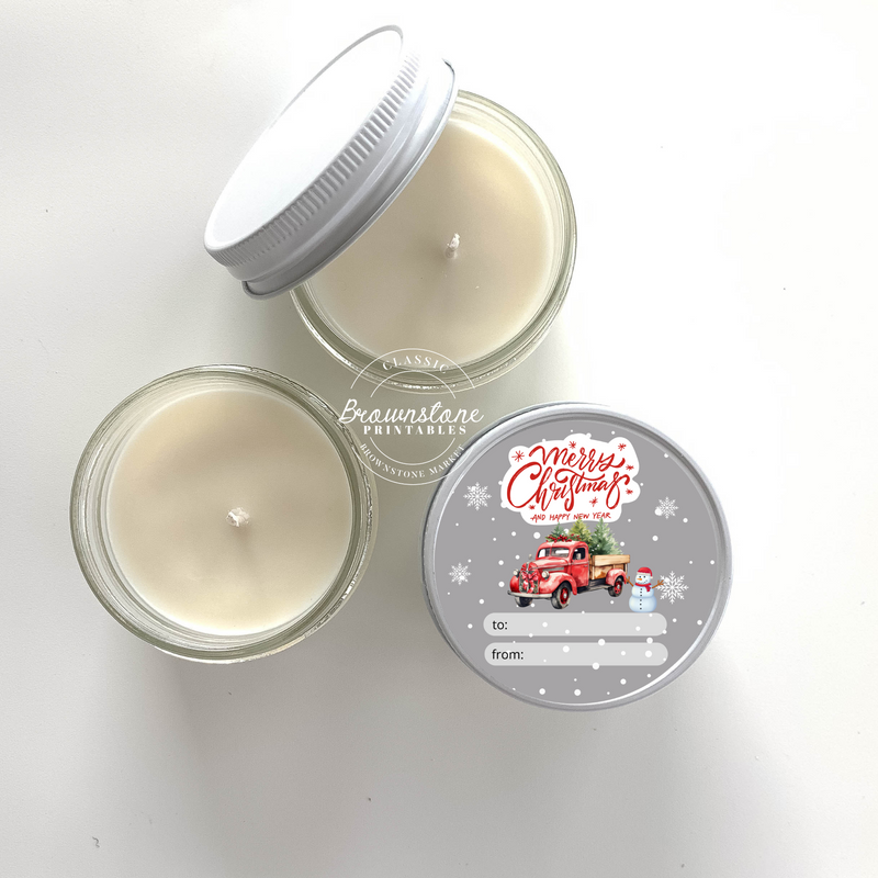 Happy Holiday Scented Candle Gifts | Personalized Gifts